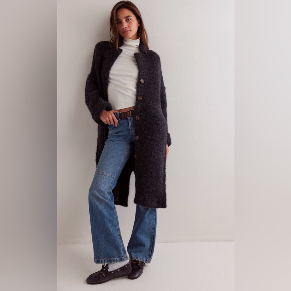 NWT FREE PEOPLE WE THE FREE LARA SWEATER JACKET